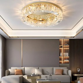 Toolight Toolight, stropné svietidlo 50cm, 6xE14, APP1728-6C, zlatá lesklá, OSW-06353