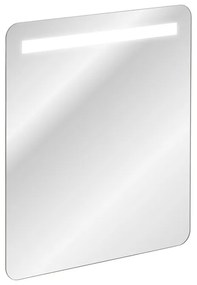 Kúpeľňové zrkadlo s LED osvetlením Bianca 60 cm biele