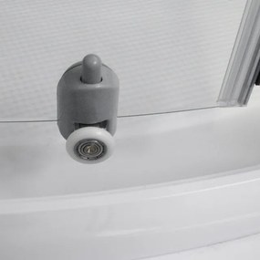 Roltechnik Outlet Štvrťkruhový sprchový kút AVILES + vanička ROTH-Variant: rozmery: 90x90 cm - (AVILES/90x90 - 4000661), ROTH-Profily: profily: biela…