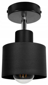 Stropné svietidlo PANTA, 1x čierne kovové tienidlo, (možnosť polohovania)