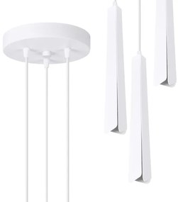 Sollux SL.1398 - Luster na lanku PRYSM 3xG9/8W/230V biela