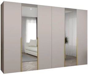 Skriňa Alicante II 300 kašmír/zlatá