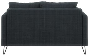 Tmavosivá ženilková pohovka 140 cm Freya – Ropez