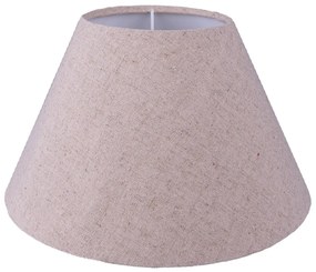 Béžové bavlnené tienidlo na stolnú lampu Mrao - Ø23*15 cm / E27