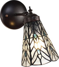 Nástenná lampa Tiffany Venne grey - 17*12*23 cm E14/max 1*40W