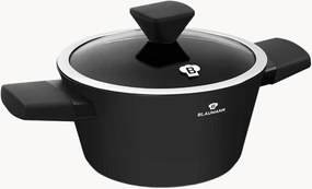 Nepriľnavý hrniec's pokrievkou Matte Black