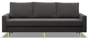 Trojmiestna rozkladacia sedačka BLANK Comfort sivá