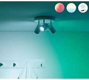 WiZ - LED RGBW Stmievateľné bodové svietidlo IMAGEO 3xGU10/4,9W/230V biela Wi-Fi