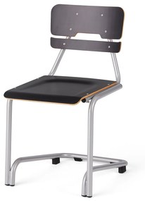 Školská stolička DOCTRINA, V 450 mm, čierna