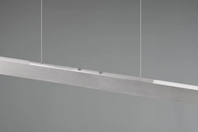 Svetlosivé LED závesné svietidlo Helios – Trio