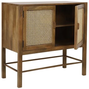 Hnedá komoda z mangového dreva 88x84 cm Nipas - Light &amp; Living