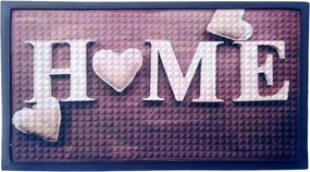 Home Elements Rohožka Home so srdiečkami