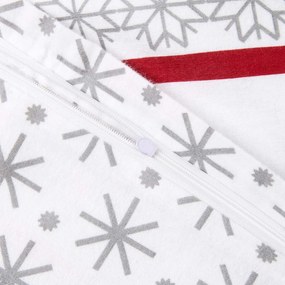 VIANOČNÉ FLANELOVÉ OBLIEČKY FLANELOVE 180X200 CM, 2KS 70X80 CM VZOROVANÉ