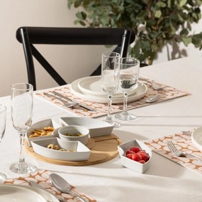 Porcelánová servírovacia miska Circle (fi) 27 cm sada 5ks