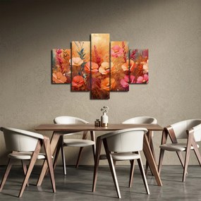 Obraz - Lúčne kvety, maľba (150x105 cm)