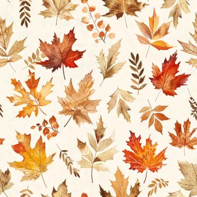 Flanelové obliečky LEAVES & STRIPES farebné Rozmer obliečky: 70 x 90 cm | 140 x 200 cm