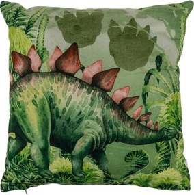 Dekoratívny vankúšik STEGOSAURUS 40x40 cm, zelený