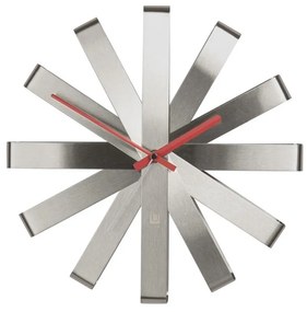 Umbra Nástenné hodiny RIBBON 30 cm oceľové