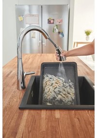 GROHE 31654AP0 - Drez K700U 533 × 457 mm čierny granit/čierna