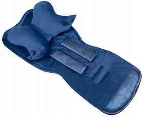 Vulpi Podložka do kočíka 5v1 Metalic Velvet Farba: tmavomodrá