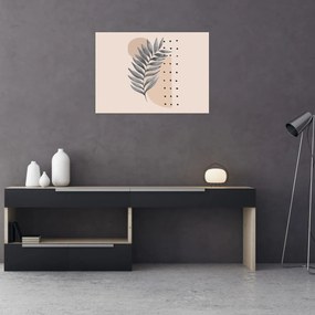 Sklenený obraz - Ilustrovaný list N⁰2 (70x50 cm)