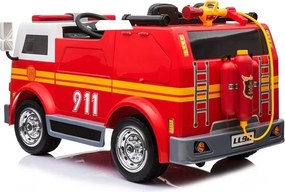 LEAN CARS Pilot LL911 Červené hasičské auto na batérie pre deti