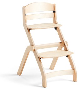Detská jedálenská stolička KIDDO, breza