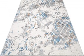 TA Koberec D632B BIELA D_MODRÉ ÚDOLIE Rozmer: 160x220 cm