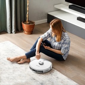 TESLA Electronics RoboStar - Inteligentný robotický vysávač 2v1 2600 mAh Wi-Fi biela