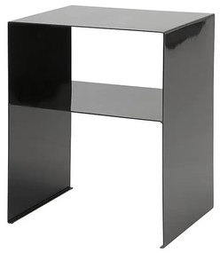 Odkladací stolík rafi 40 x 32 cm čierny MUZZA