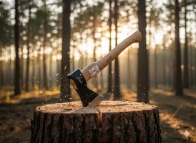 CH Štiepacia sekera s drevenou rukoväťou 1000 g / 40 cm