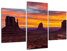 Obraz - Monument Valley v Arizone (90x60 cm)