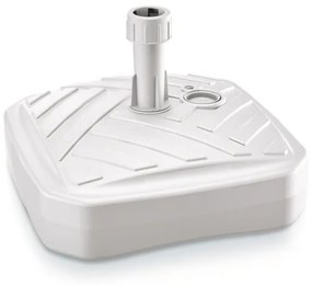 Podstavec pod slnečník hranatý UMBI II 39 cm biely