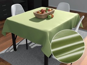 Biante Saténový štvorcový obrus polyesterový Satén LUX-051 Olivovo zelený 140x140 cm