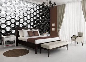 Fototapeta - 3D šesťuholníky (152,5x104 cm)