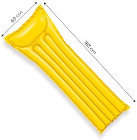 Nafukovací matrac na plávanie - žltý 59720 INTEX
