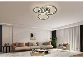 LED Stmievateľný prisadený luster LED/120W/230V 3000-6500K + diaľkové ovládanie