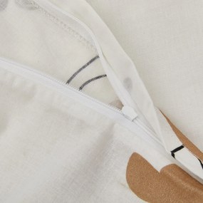 Obliečky z renforcé bavlny TIMBA DEER biele Rozmer obliečky: 80 x 80 cm | 135 x 200 cm