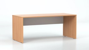 DREVONA Kancelársky stôl LUTZ 180x80 buk + biela