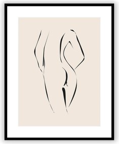 Obraz Nude Line III 40x 50 cm