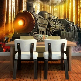Sablio Tapeta Lokomotíva 2 - 208x125 cm