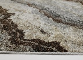 Koberec Wenus 7772 GREY – sivý koberec s abstraktným vzorom Rozmer: 300x400 cm