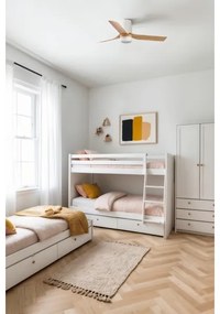 FARO 33833-1TW - LED Stmiev. ventilátor MINI PUNT TUB S 10W 2700/4000/6000K + DO