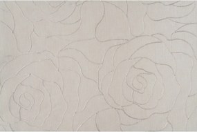 Bielo-sivá záclona 140x245 cm Amanda – Mendola Fabrics