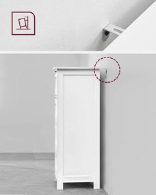 VASAGLE Príručná skrinka LHC40W