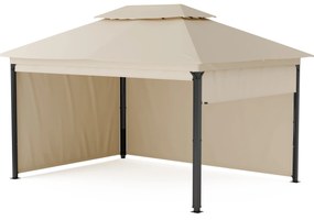 Grandezza Cortina záhradný altánok 3x4 m, odolný voči poveternostným vplyvom, prášková farba, bočné rolety