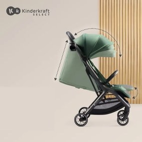 KINDERKRAFT SELECT - Športový kočík NUBI 2 zelená