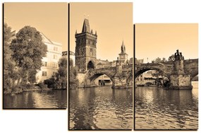 Obraz na plátne - Karlov most v Prahe 1259FD (105x70 cm)