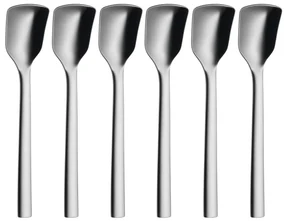 Sada 6 antikoro lyžičiek na zmrzlinu Cromargan® WMF, dĺžka 14 cm