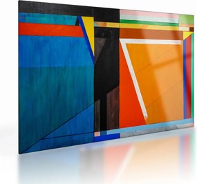 Sklenený obraz - Geometria (70x50 cm)